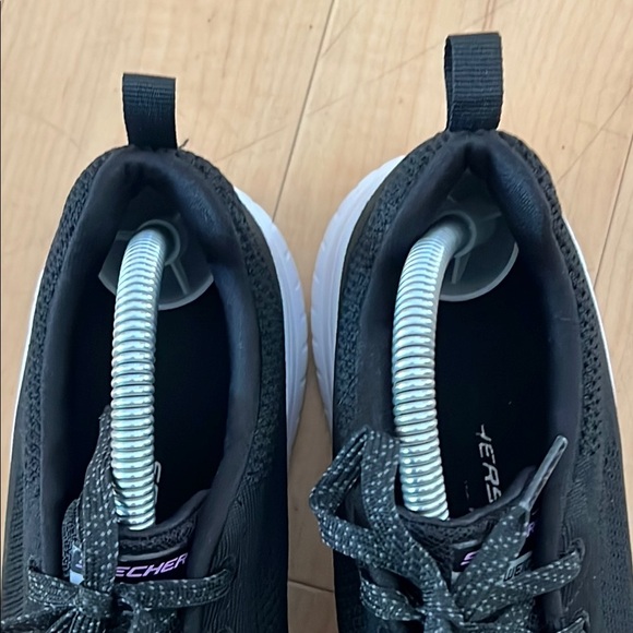 Skechers Black and White Sneakers Modern Knit Design - Picture 10 of 13